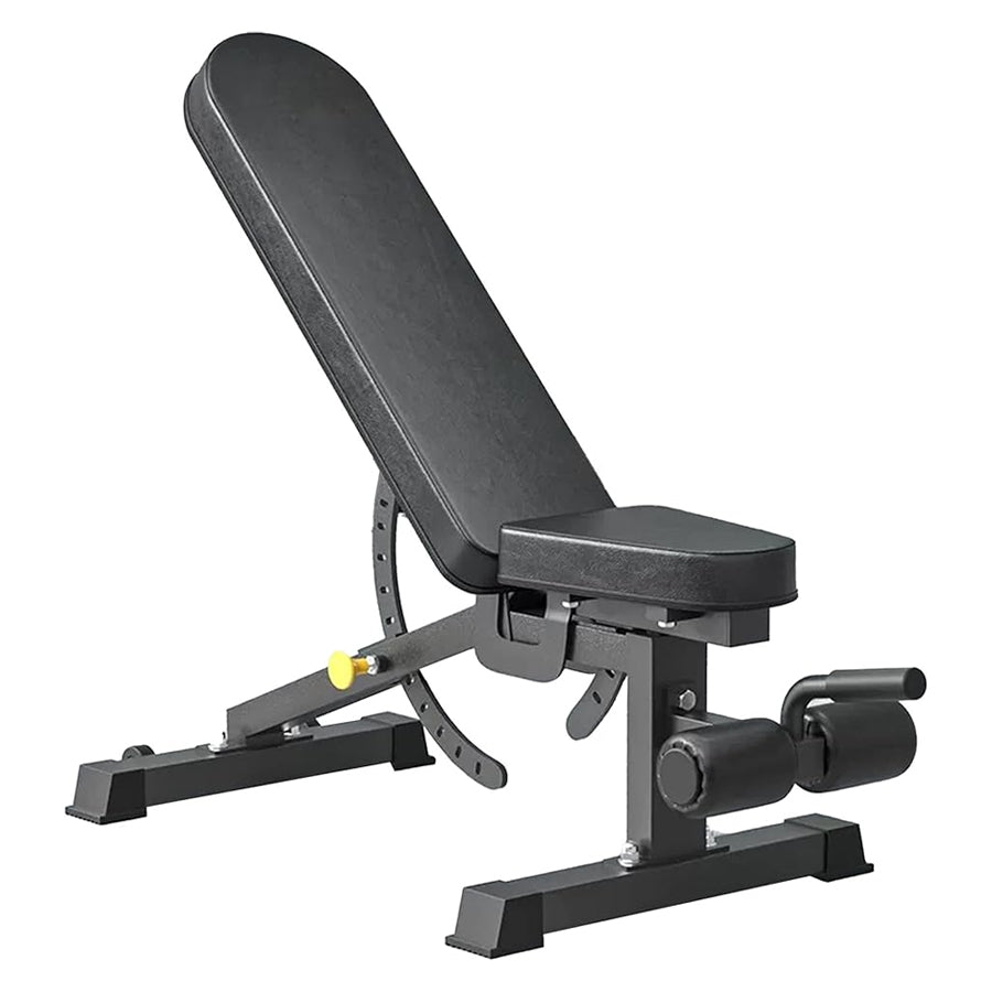 Adjustable Weight Bench with 9 Positions | 450kg Capacity Foldable Incline/Decline Utility Bench | Full-Body Strength Training Bench for Home Gym & Studio Workouts