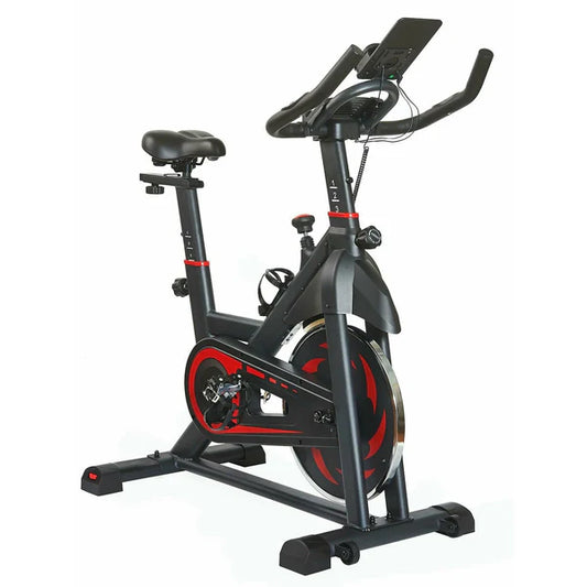 Magnetic Exercise Bike – Silent Belt Drive, 8kg Flywheel, LCD Display – Adjustable Resistance & Seat – Home Cardio Trainer
