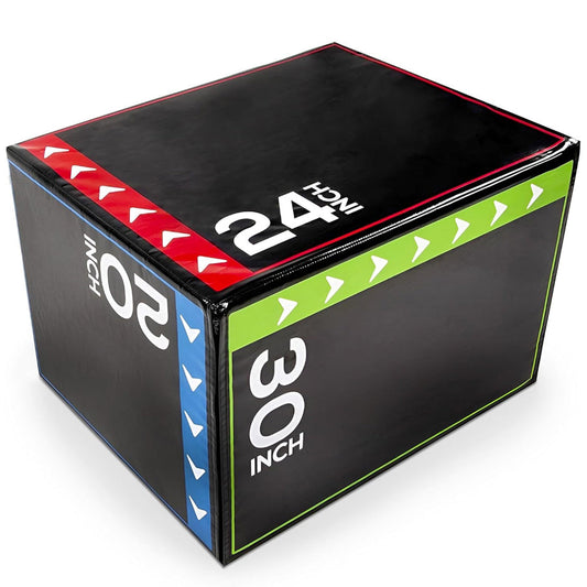 3-in-1 Soft Plyo Box – Shock-Absorbing, Non-Slip Foam for HIIT, CrossFit & Agility – Adjustable Height, Safe & Durable