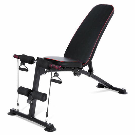 7-Position Adjustable Weight Bench – Foldable, 320kg Capacity – Incline, Decline & Flat Strength Training Bench