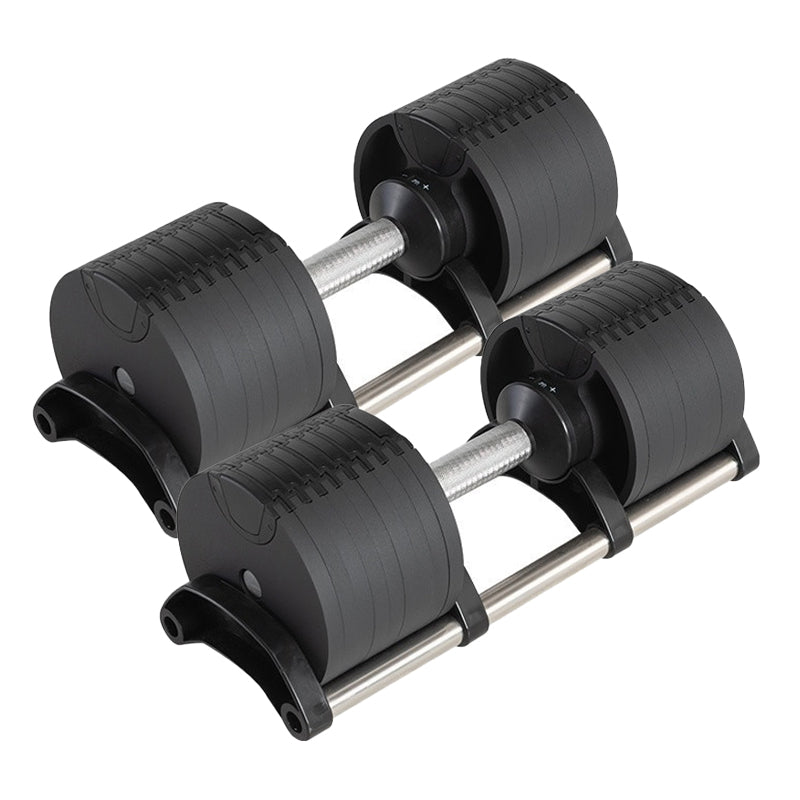 ROBURFLEX Adjustable Dumbbells 2kg–45kg – Quick Dial Weight System for Home Gym – Anti-Slip Handles + Storage