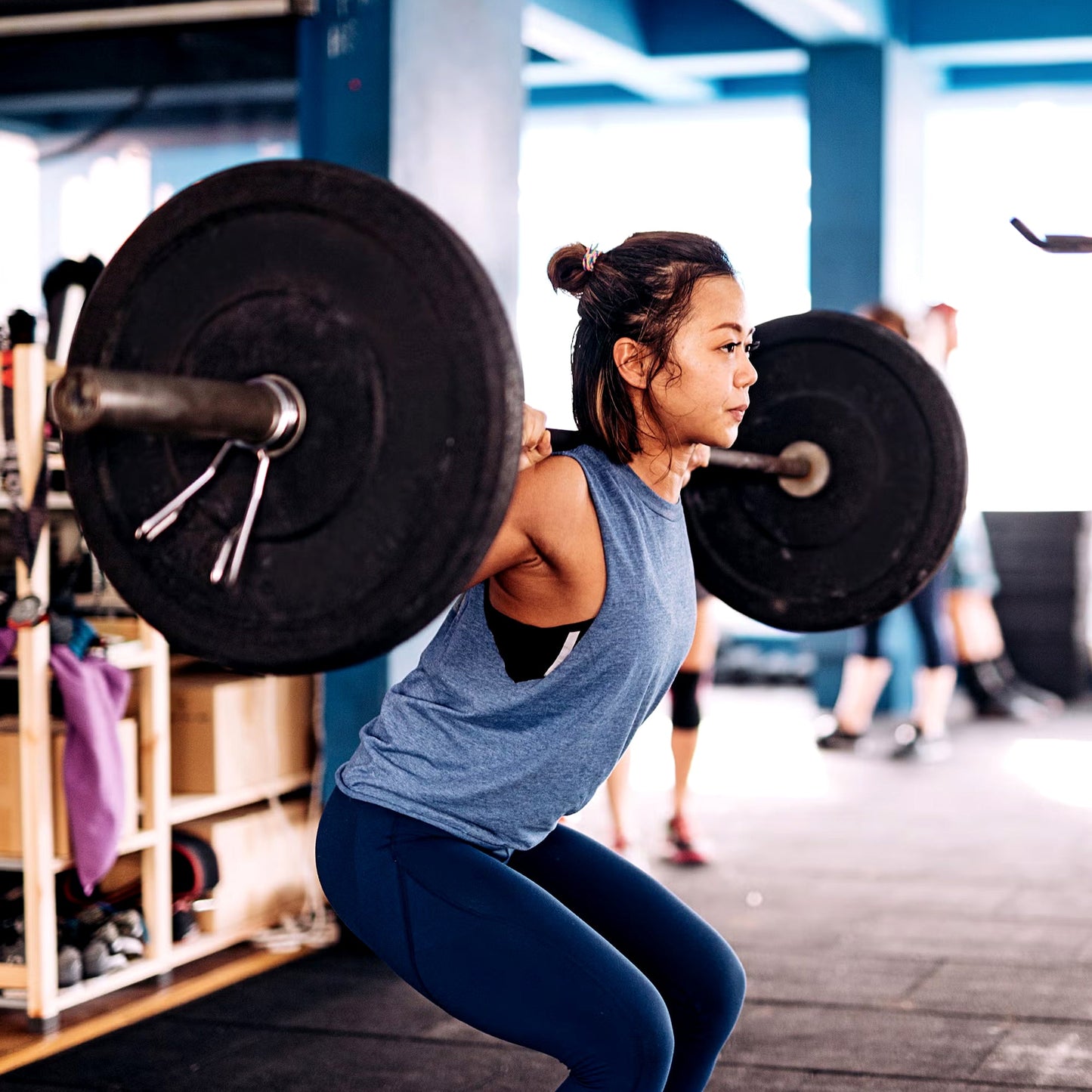 Heavy-Duty Olympic Rubber Bumper Plates, High-Density Construction for Squats, Deadlifts, Olympic Lifts