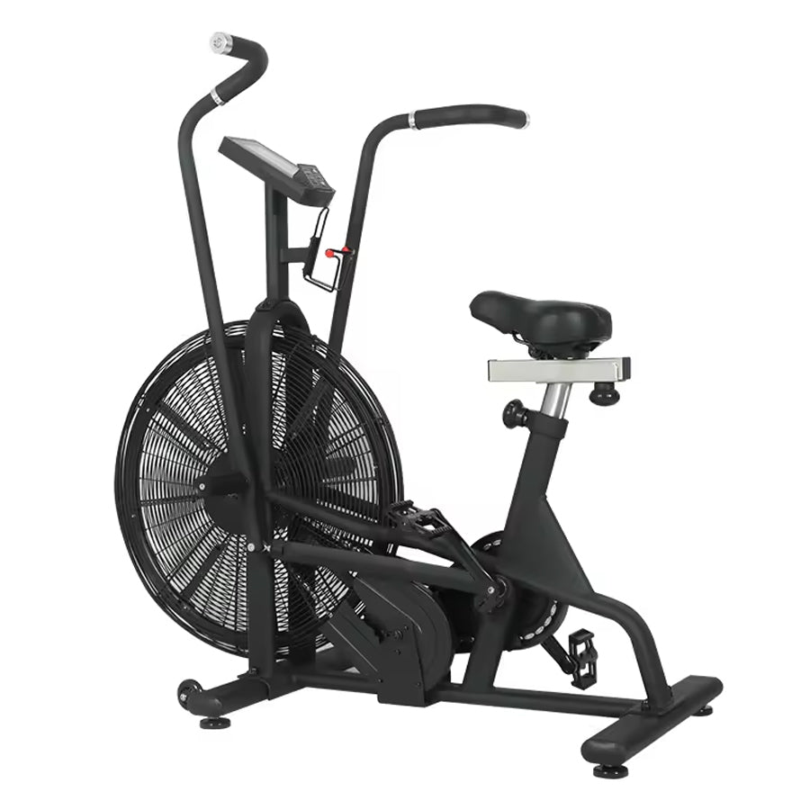 CURSOR FITNESS Premium Stationary Exercise Bike With LCD Display – Adjustable Resistance Belt Drive System – Smooth Quiet Indoor Cycling Spin Bike – Comfortable Seat and Handlebars – Home Gym Cardio