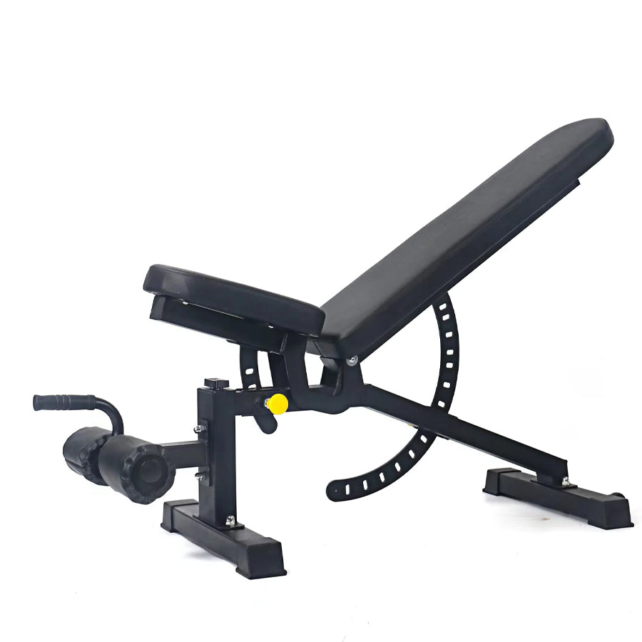 Adjustable Weight Bench with 9 Positions | 450kg Capacity Foldable Incline/Decline Utility Bench | Full-Body Strength Training Bench for Home Gym & Studio Workouts