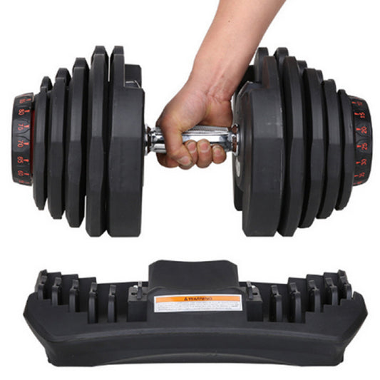 Adjustable Dumbbell Stand with Safety Strap – Compact Rack for 24kg & 40kg Dumbbells – Space-Saving, Sturdy Home Gym Storage