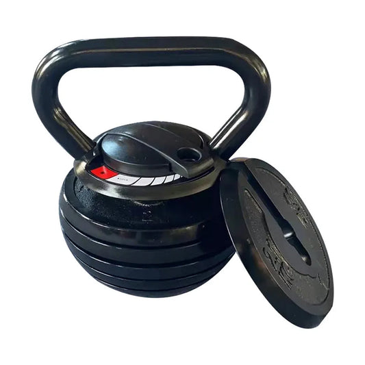 7-in-1 Adjustable Kettlebell (3.4kg–18kg) – Quick-Change Cast Iron Weight for Full-Body Workouts – Space-Saving Home Gym Essential