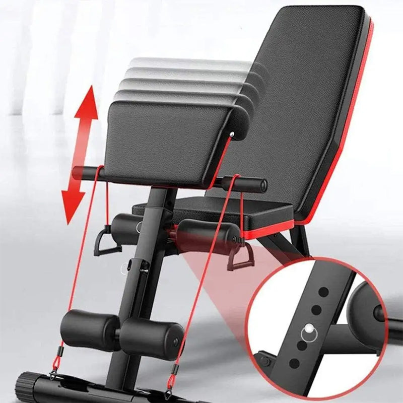 7-Position Adjustable Weight Bench – Foldable, 320kg Capacity – Incline, Decline & Flat Strength Training Bench