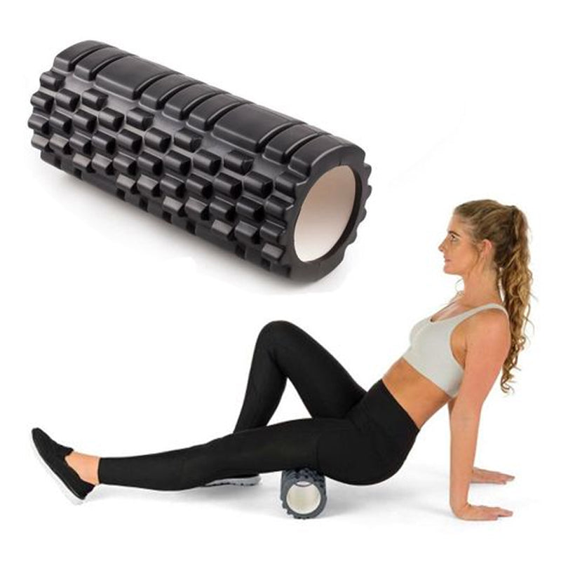 Foam Massage Roller – High-Density EVA for Deep Tissue & Back Relief – Grid Pattern Recovery Tool for Athletes & Fitness