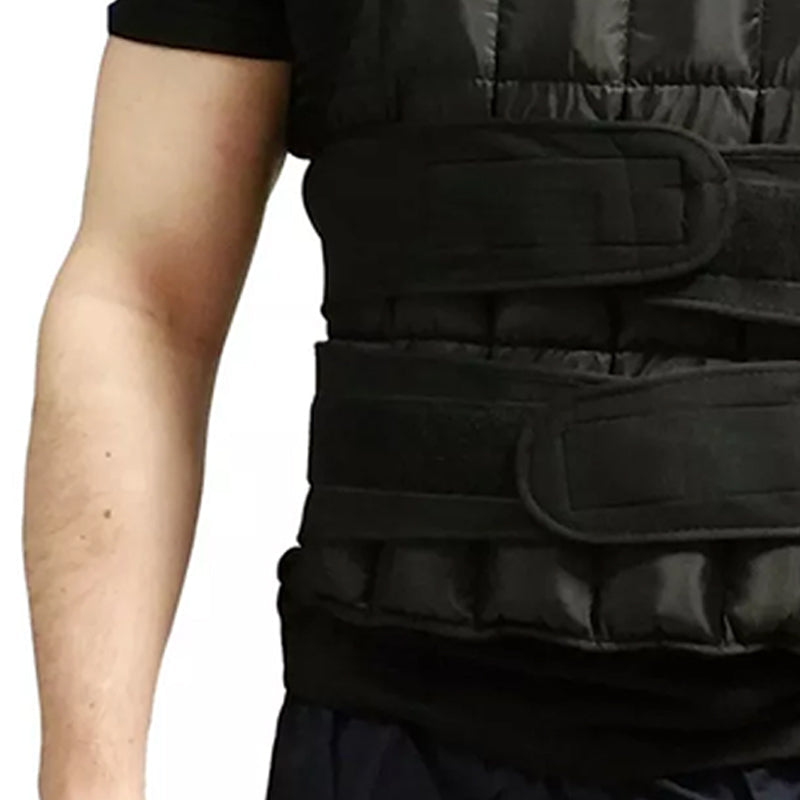 Adjustable Weighted Vest (10–20kg) – 38 Weight Bags for Custom Resistance – Full-Body Training Gear for Running & Workouts