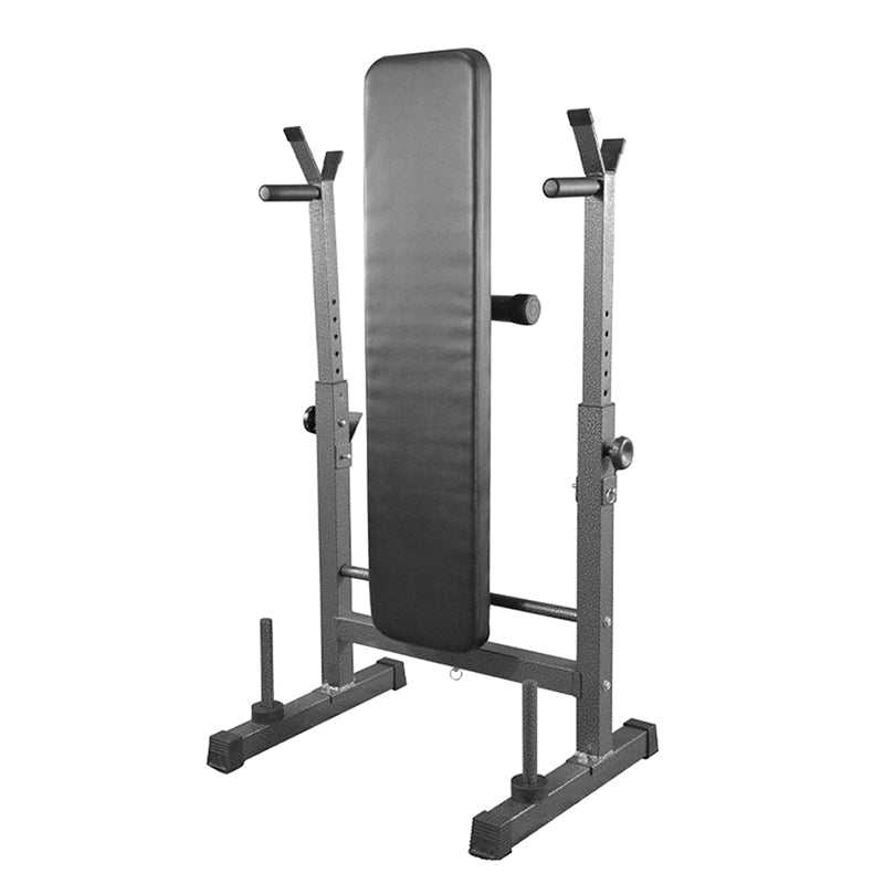 Weight Bench with Barbell Rack & Dip Station – Heavy-Duty, Foldable Design with 6-Level Adjustable Backrest & 200kg Capacity