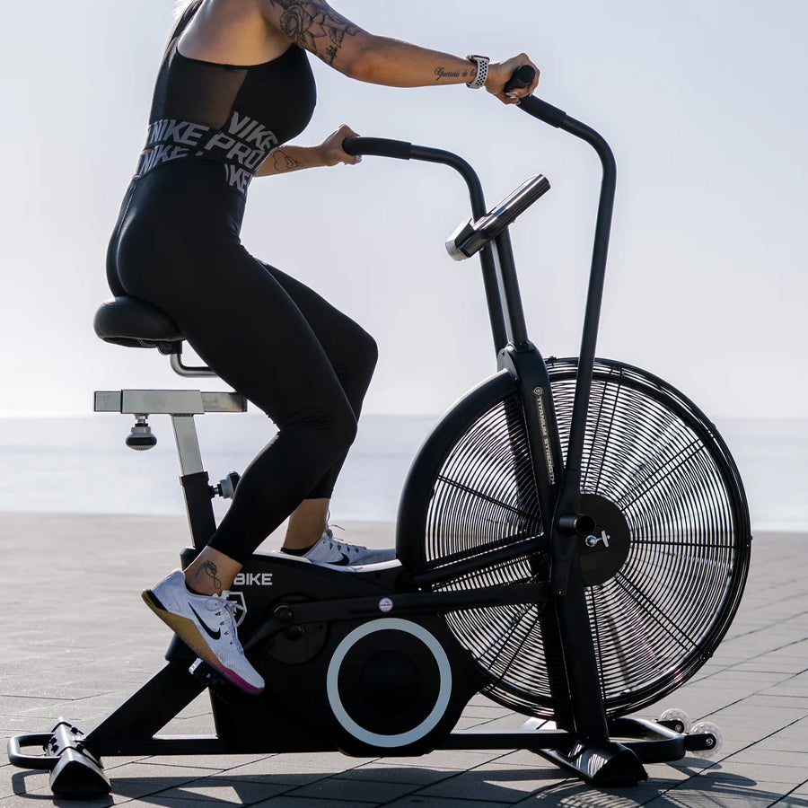 CURSOR FITNESS Premium Stationary Exercise Bike With LCD Display – Adjustable Resistance Belt Drive System – Smooth Quiet Indoor Cycling Spin Bike – Comfortable Seat and Handlebars – Home Gym Cardio
