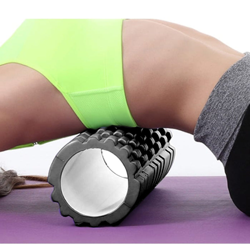 Foam Massage Roller – High-Density EVA for Deep Tissue & Back Relief – Grid Pattern Recovery Tool for Athletes & Fitness