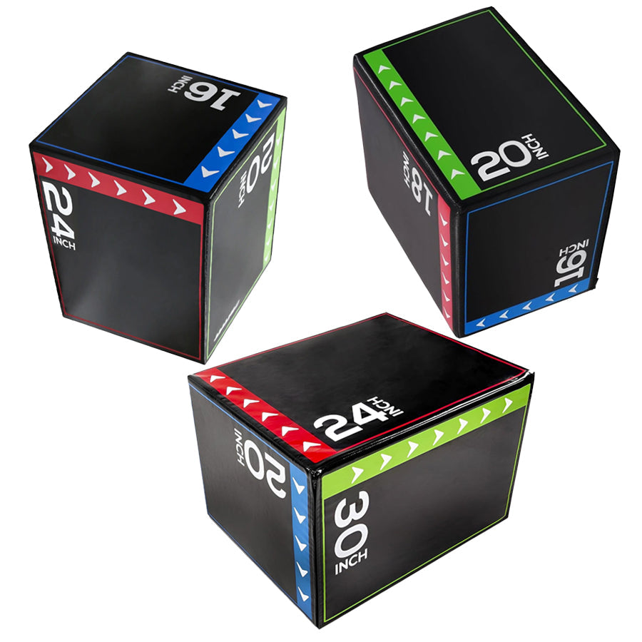 3-in-1 Soft Plyo Box – Shock-Absorbing, Non-Slip Foam for HIIT, CrossFit & Agility – Adjustable Height, Safe & Durable
