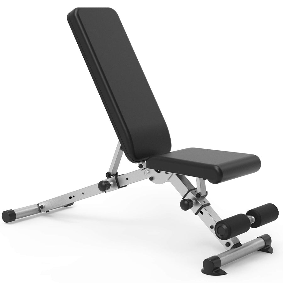 Adjustable Weight Bench – 250kg Capacity, 6 Backrest & 3 Seat Positions – Compact, Commercial-Grade Full-Body Trainer