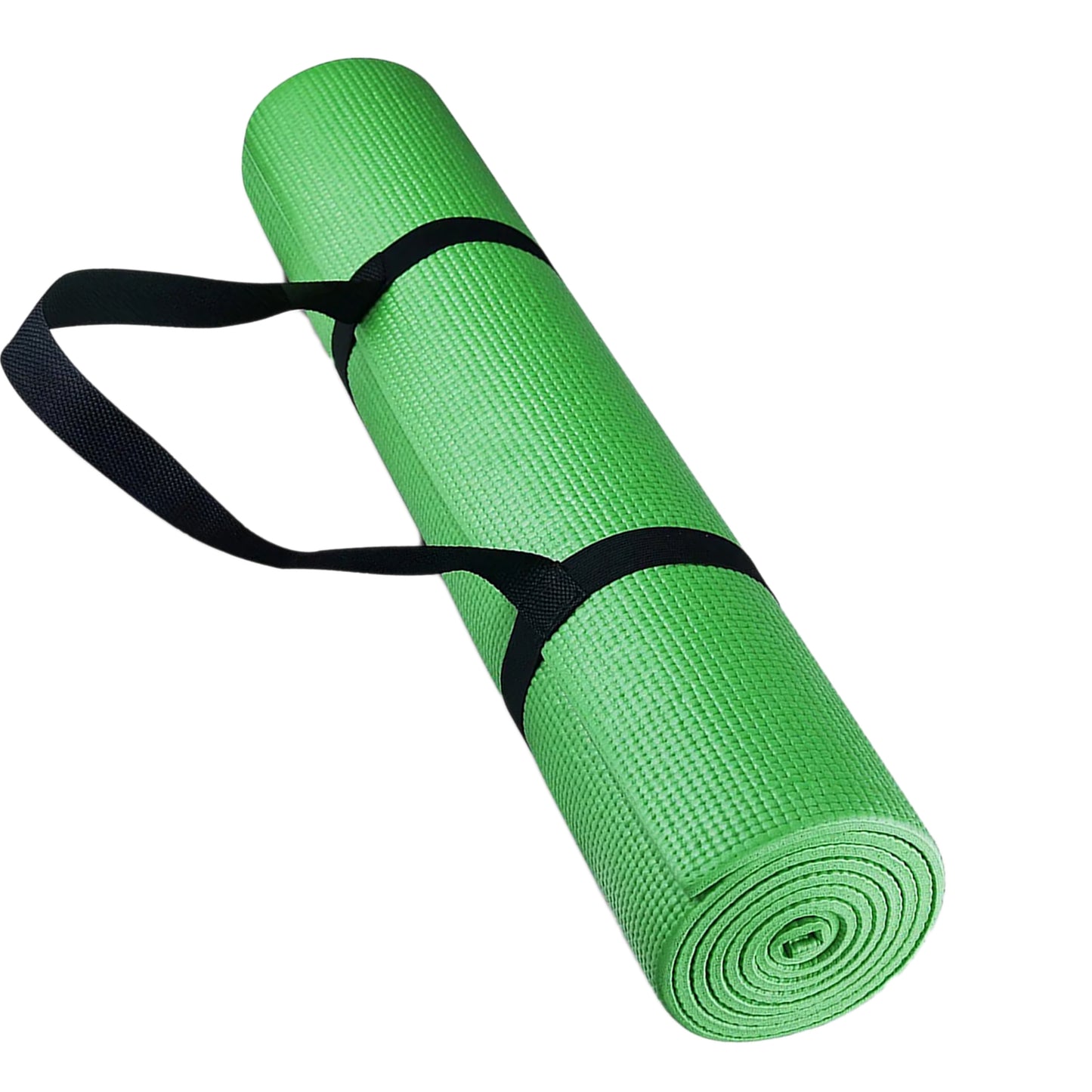 15mm Extra-Thick Yoga Mat with Strap – Non-Slip NBR Foam for Yoga, Pilates & Floor Exercises – Joint-Friendly & Eco-Friendly