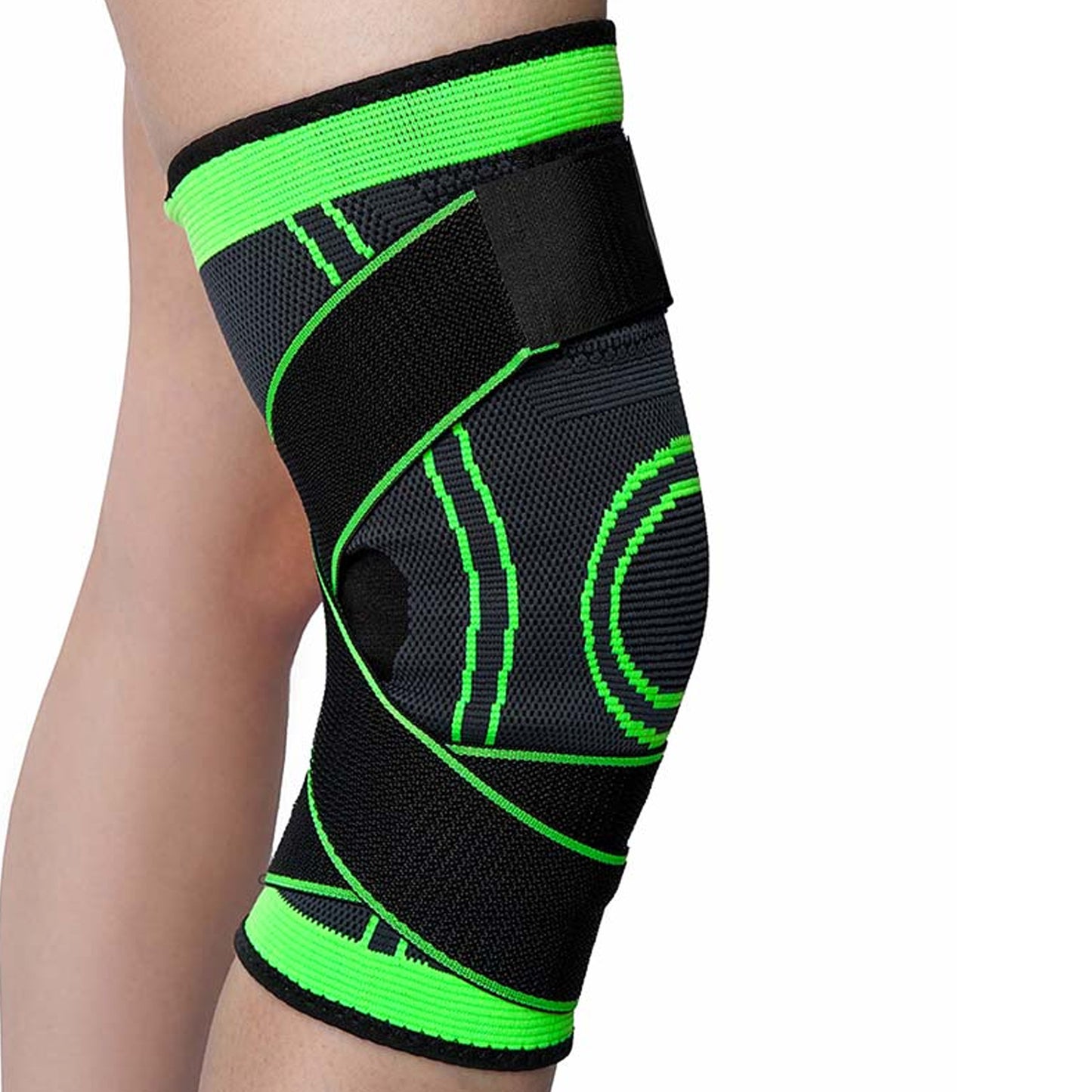 Adjustable Knee Support with Strap – Breathable Compression Brace for ACL, Arthritis & Meniscus – Pain Relief for Workouts & Daily Use