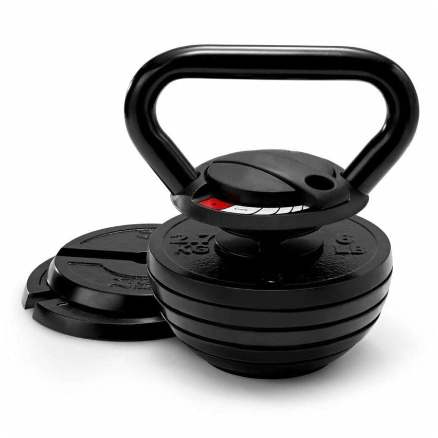7-in-1 Adjustable Kettlebell (3.4kg–18kg) – Quick-Change Cast Iron Weight for Full-Body Workouts – Space-Saving Home Gym Essential