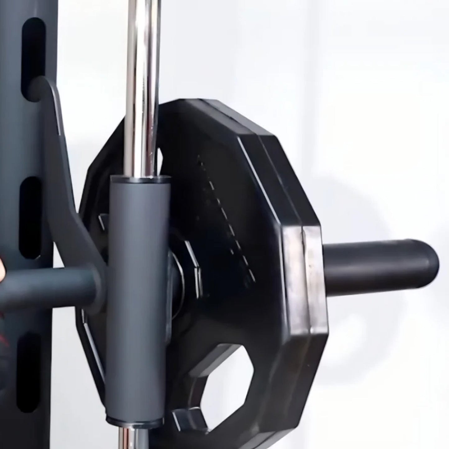 Premium Smith Machine Squat Rack – Pull-Up Bar, Adjustable Height – 550lb Capacity Strength Station for Home Gym