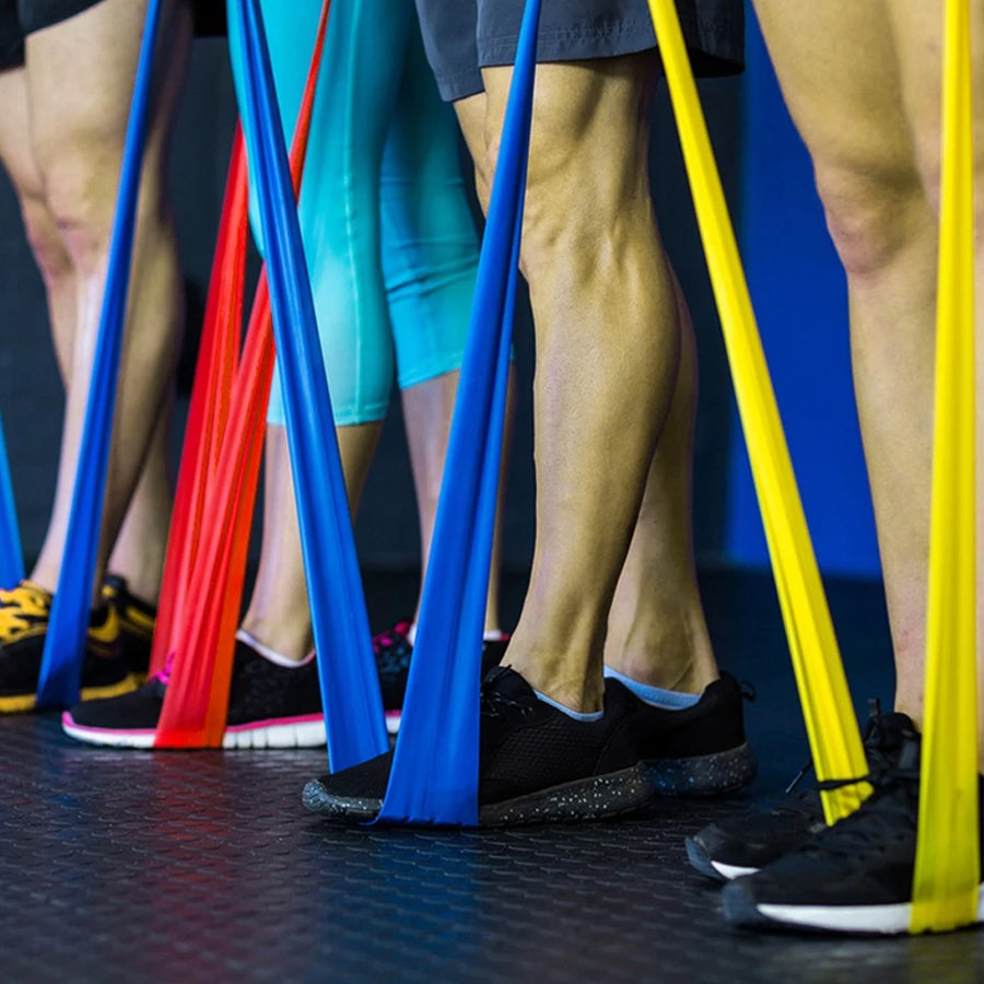 Resistance Band Light Set – 5 Levels for Strength, Mobility & Recovery – Natural Latex Bands for Home, Gym & Travel