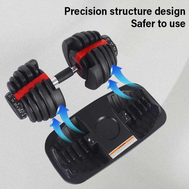 15-in-1 Adjustable Dumbbell 24kg – Quick Dial Weights for Home Gym – 2.5kg–24kg – Non-Slip Handle for Full Body Training