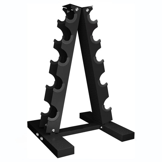 Neoprene Dumbbell Tree Rack – 3-Tier or 5-Tier Steel Stand for Home Gym – Space-Saving Holder for Neoprene & Vinyl Weights