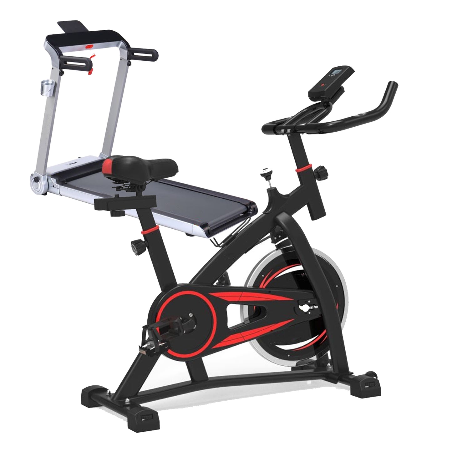 Magnetic Exercise Bike – Silent Belt Drive, 8kg Flywheel, LCD Display – Adjustable Resistance & Seat – Home Cardio Trainer