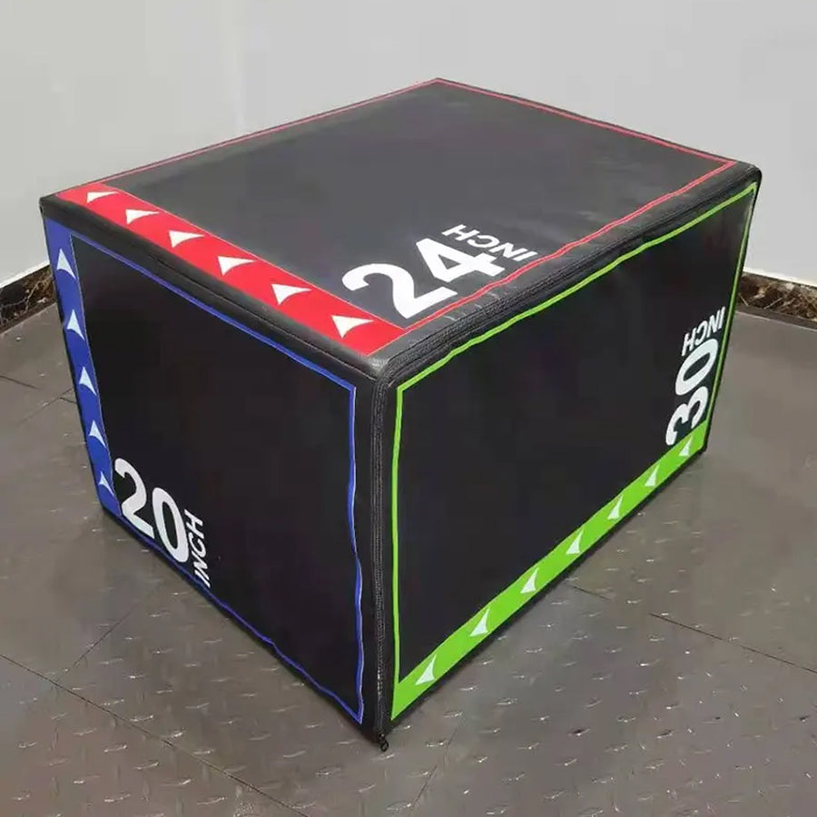 3-in-1 Soft Plyo Box – Shock-Absorbing, Non-Slip Foam for HIIT, CrossFit & Agility – Adjustable Height, Safe & Durable