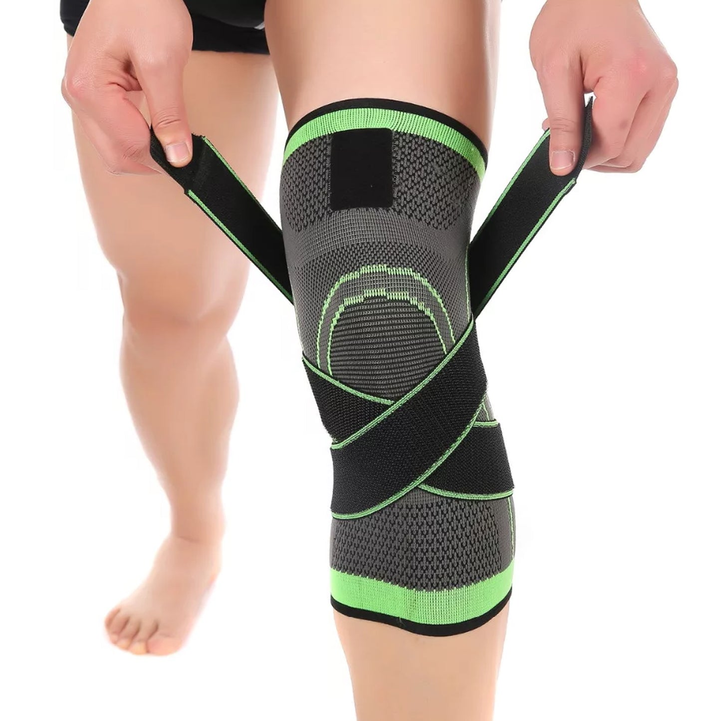 Adjustable Knee Support with Strap – Breathable Compression Brace for ACL, Arthritis & Meniscus – Pain Relief for Workouts & Daily Use