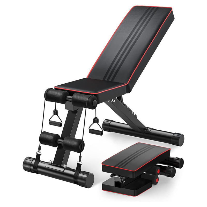 7-Position Adjustable Weight Bench – Foldable, 320kg Capacity – Incline, Decline & Flat Strength Training Bench