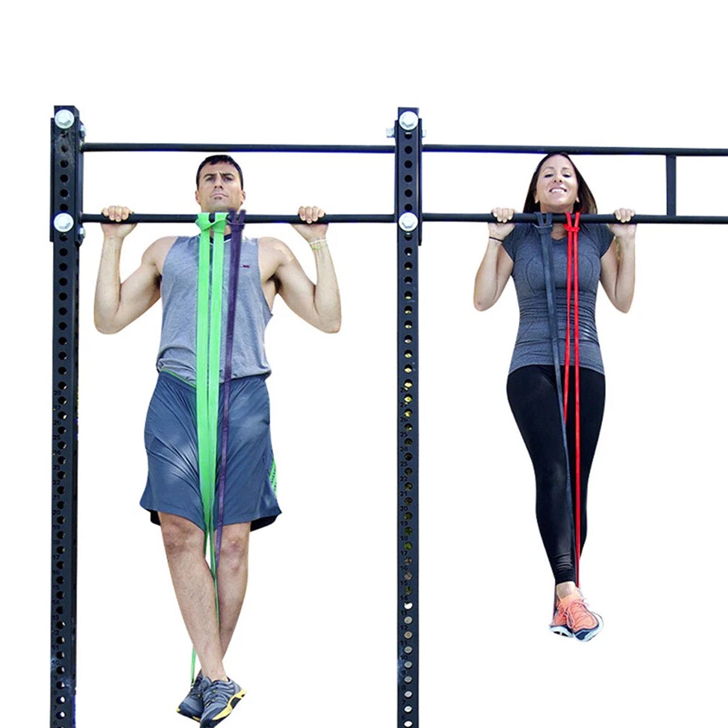 Resistance Bands Set – 5-Level Pull-Up & Strength Training Kit with Light to Extra-Heavy Latex Bands