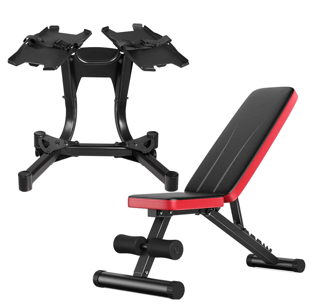 15-in-1 Adjustable Dumbbell 24kg – Quick Dial Weights for Home Gym – 2.5kg–24kg – Non-Slip Handle for Full Body Training