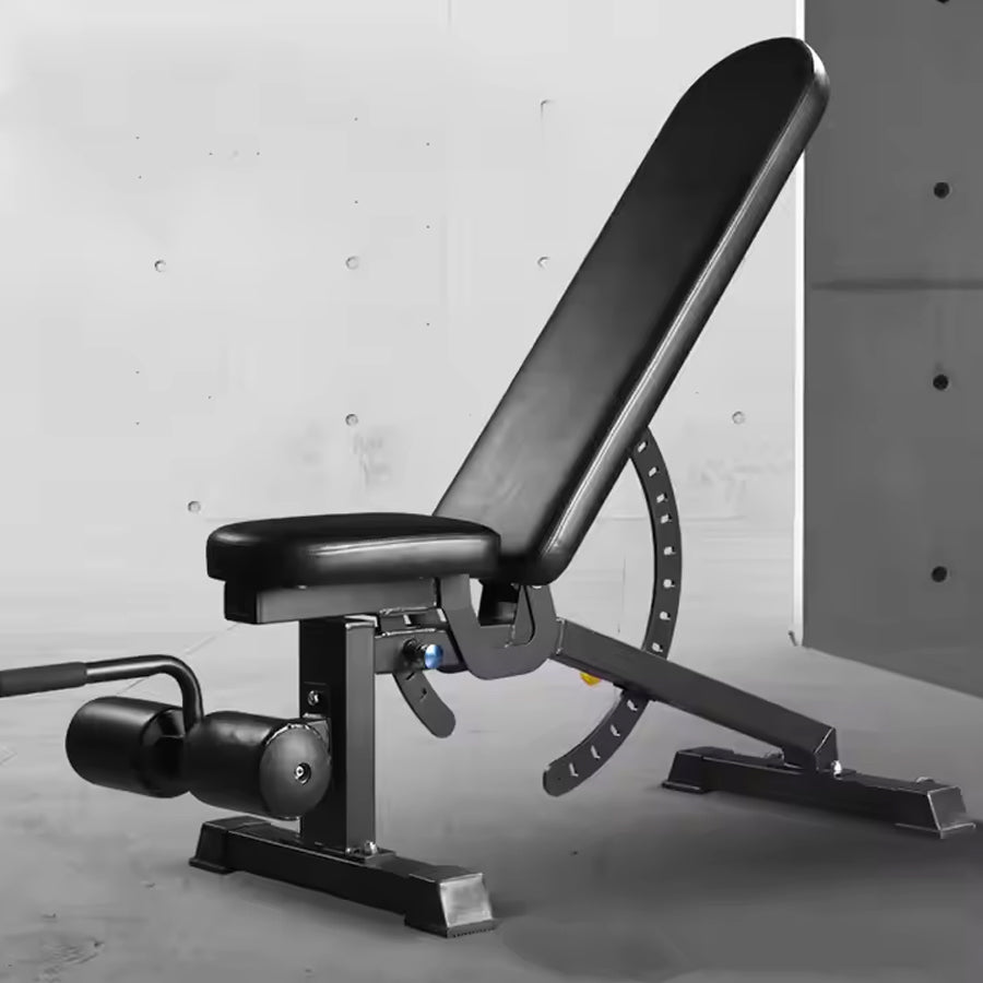 Adjustable Weight Bench with 9 Positions | 450kg Capacity Foldable Incline/Decline Utility Bench | Full-Body Strength Training Bench for Home Gym & Studio Workouts