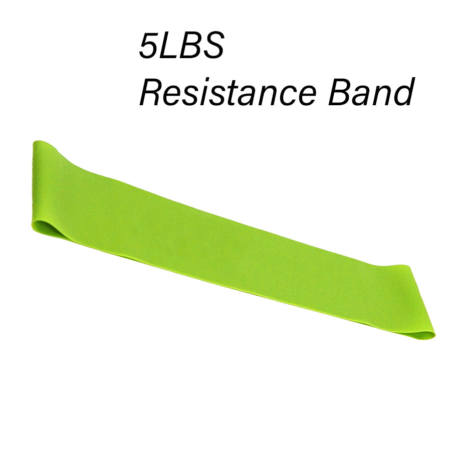 Resistance Band Light Set – 5 Levels for Strength, Mobility & Recovery – Natural Latex Bands for Home, Gym & Travel