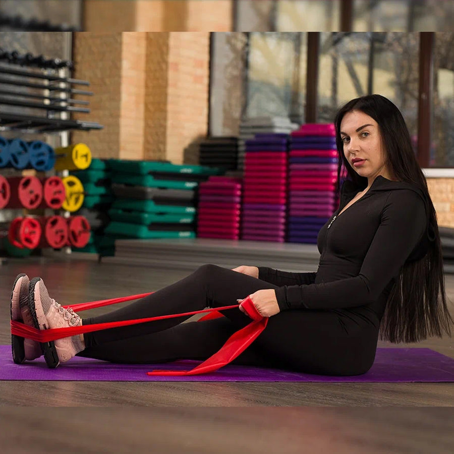Resistance Band Light Set – 5 Levels for Strength, Mobility & Recovery – Natural Latex Bands for Home, Gym & Travel