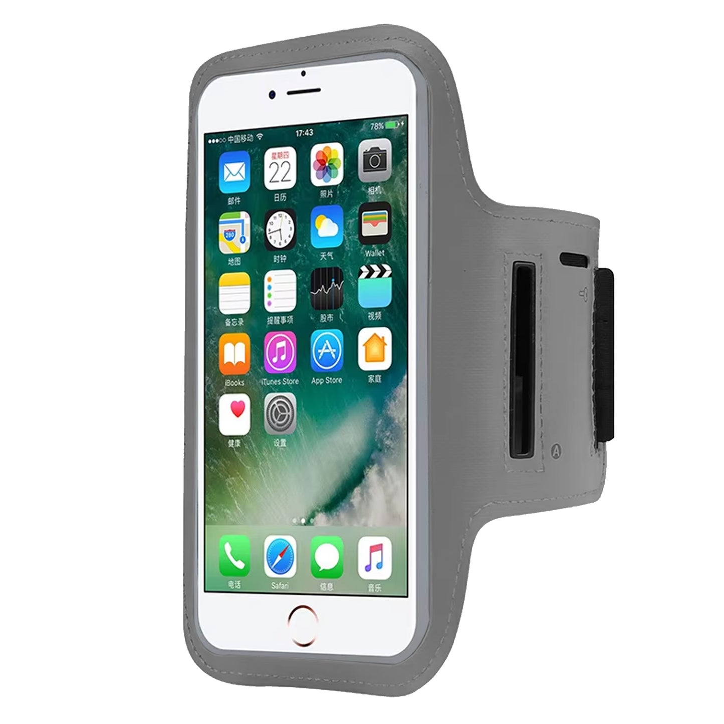 Sports Armband Phone Holder – Sweat-Resistant, Touchscreen Sleeve with Card Slot – Adjustable Fit for iPhone & Samsung