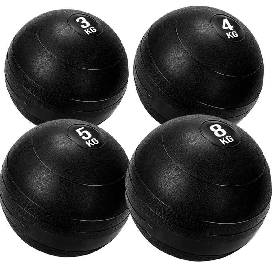 Heavy-Duty Slam Balls (3kg–25kg) – No-Bounce Rubber Medicine Balls with Textured Grip – Core Strength Training Equipment