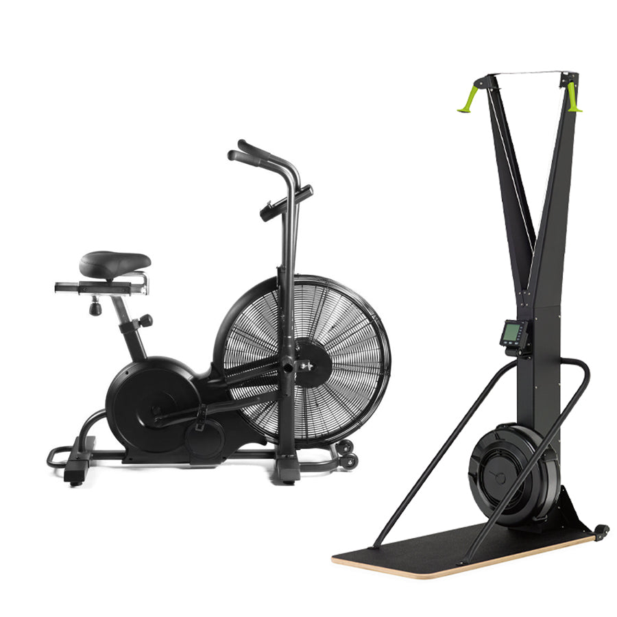CURSOR FITNESS Premium Stationary Exercise Bike With LCD Display – Adjustable Resistance Belt Drive System – Smooth Quiet Indoor Cycling Spin Bike – Comfortable Seat and Handlebars – Home Gym Cardio