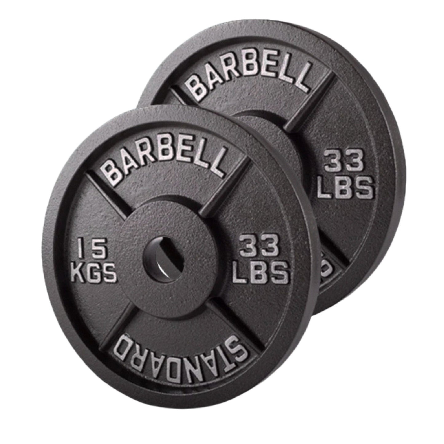 Cast Iron Weight Plates – Strength Training Discs for Home & Gym – Multiple Sizes – Fits Barbells & Dumbbells – Professional Grade