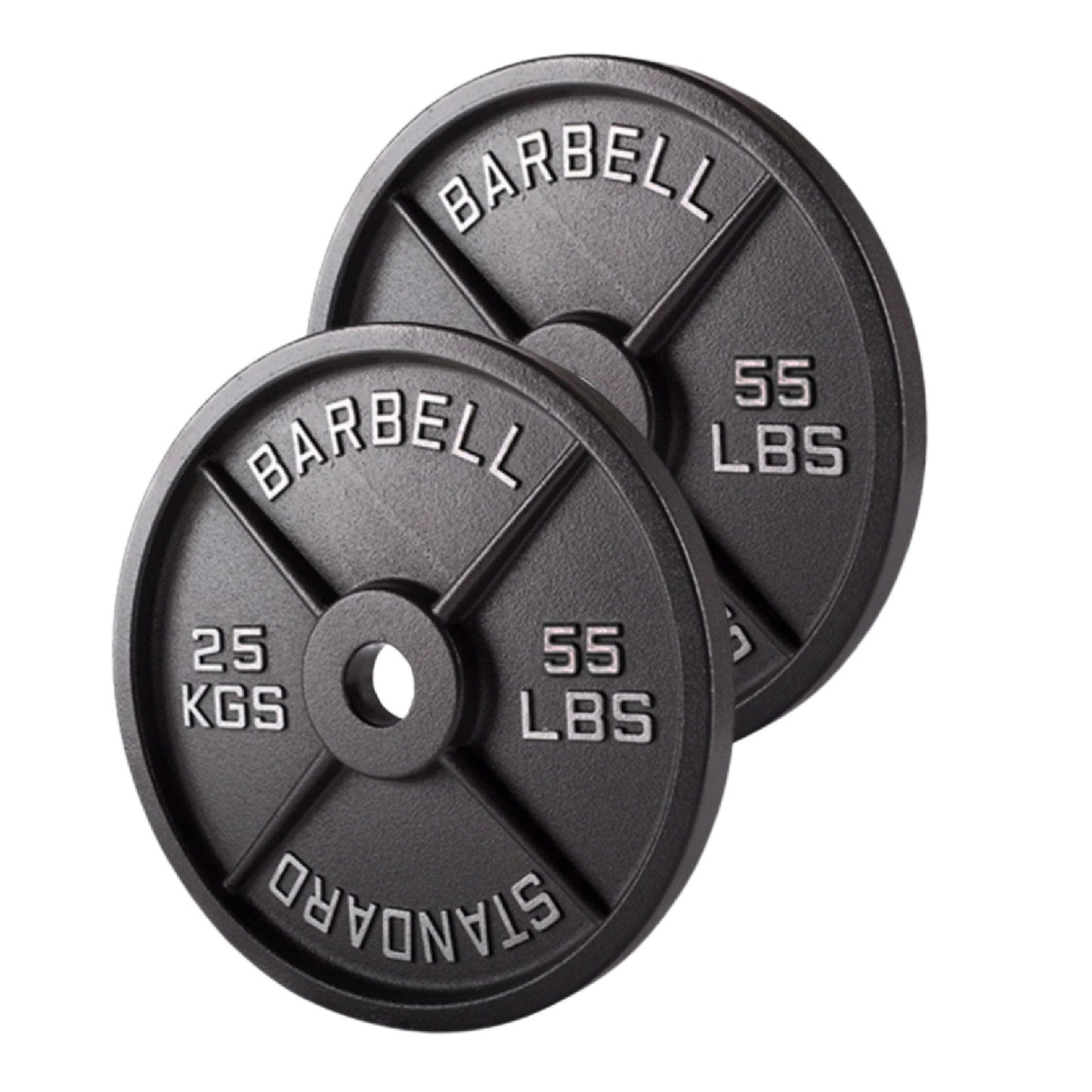 Cast Iron Weight Plates – Strength Training Discs for Home & Gym – Multiple Sizes – Fits Barbells & Dumbbells – Professional Grade