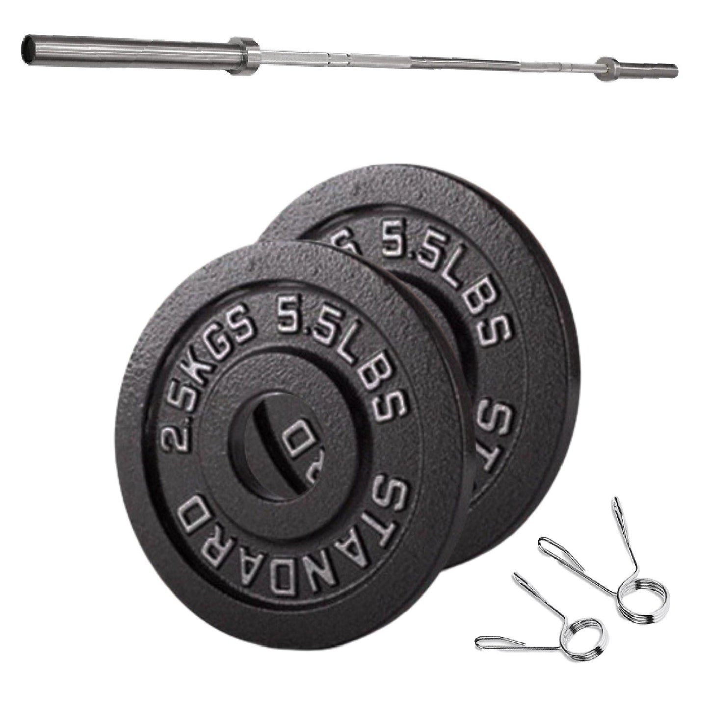 Cast Iron Weight Plates – Strength Training Discs for Home & Gym – Multiple Sizes – Fits Barbells & Dumbbells – Professional Grade