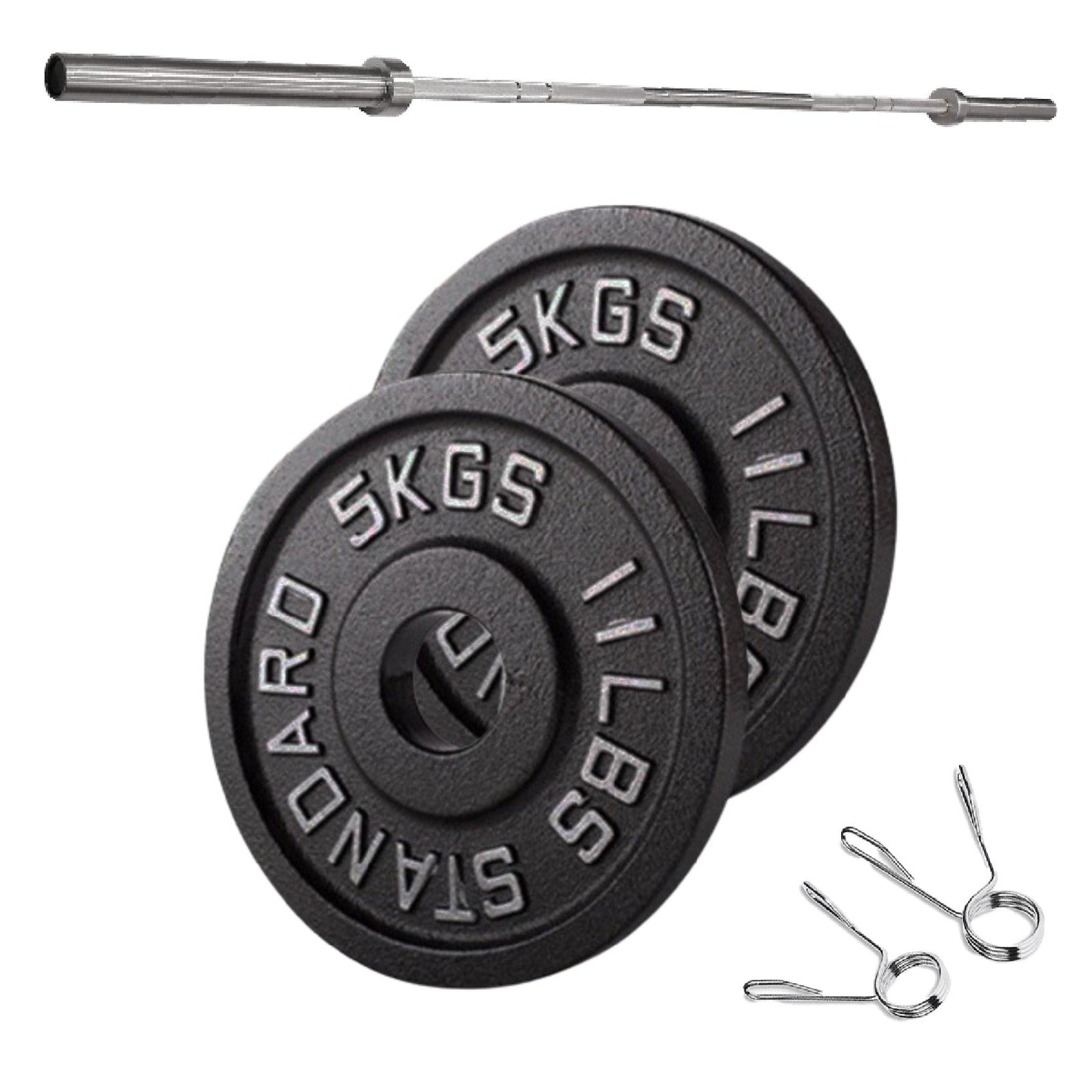 Cast Iron Weight Plates – Strength Training Discs for Home & Gym – Multiple Sizes – Fits Barbells & Dumbbells – Professional Grade