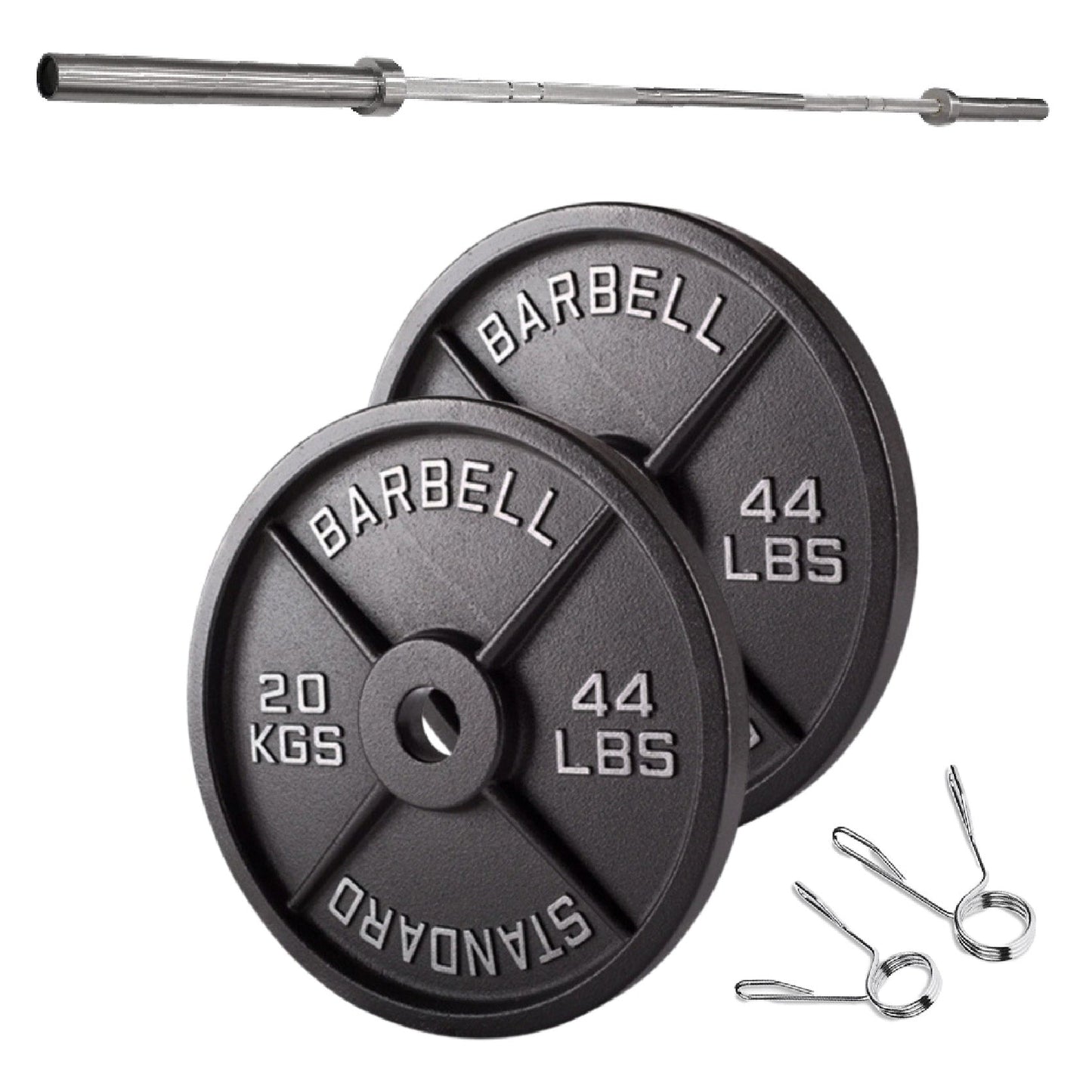 Cast Iron Weight Plates – Strength Training Discs for Home & Gym – Multiple Sizes – Fits Barbells & Dumbbells – Professional Grade
