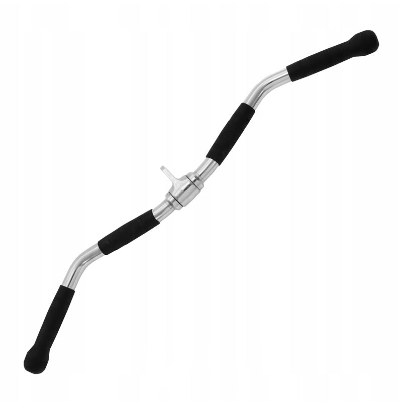 Cable Machine Attachments for Home Gym | Tricep Rope, V Bar, Curl & Lat Pull Down Bars | Heavy Duty Steel Grips with Carabiner Clips for Multi Gym Training