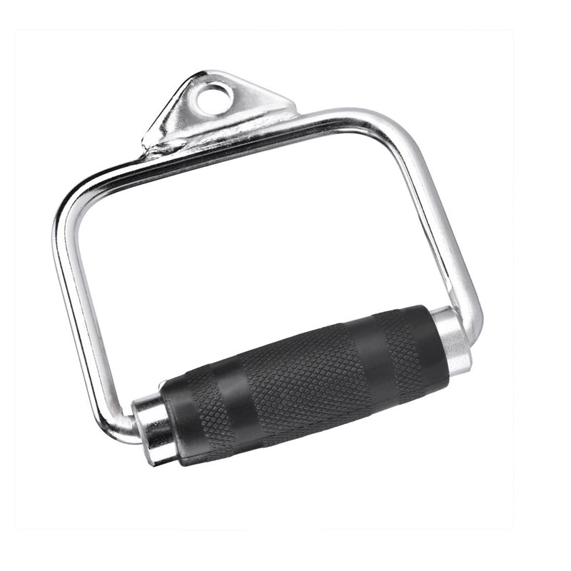Cable Machine Attachments for Home Gym | Tricep Rope, V Bar, Curl & Lat Pull Down Bars | Heavy Duty Steel Grips with Carabiner Clips for Multi Gym Training