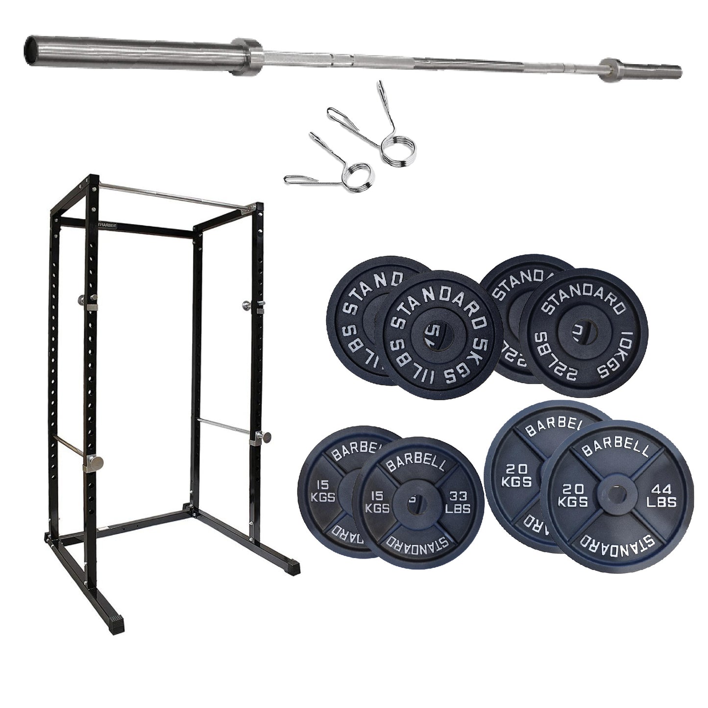 G100 Heavy-Duty Power Rack – Reinforced Steel Strength Station with Pull-Up Bar – Spacious, Customisable Design for Compound Lifts