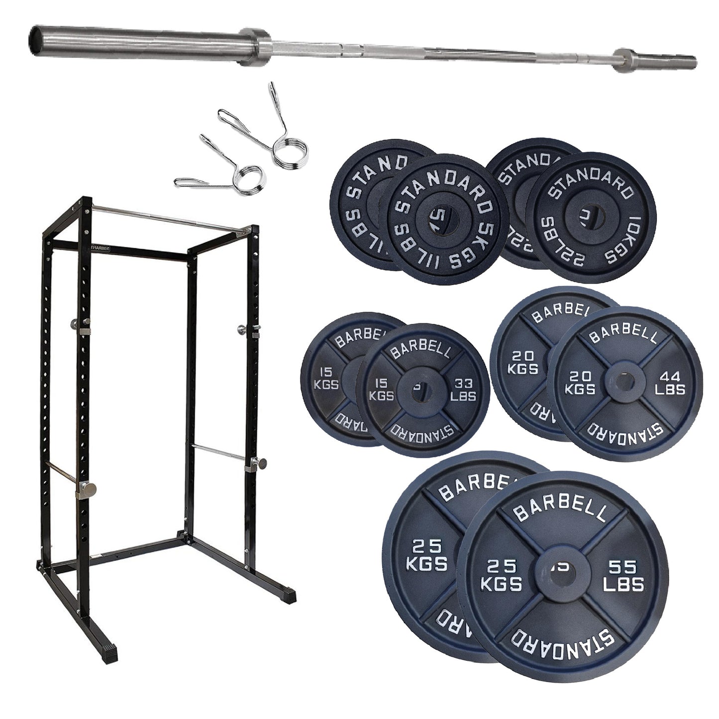 G100 Heavy-Duty Power Rack – Reinforced Steel Strength Station with Pull-Up Bar – Spacious, Customisable Design for Compound Lifts