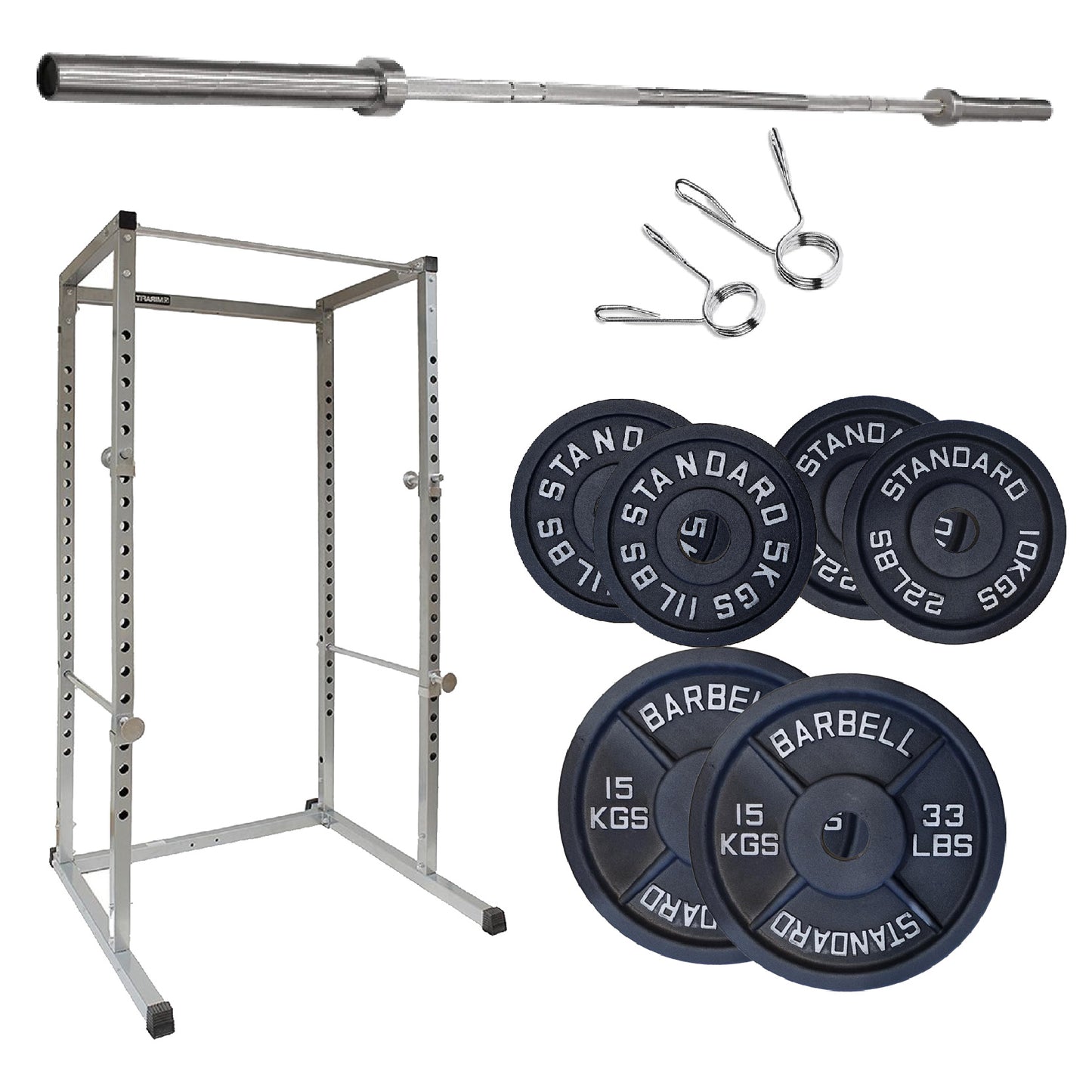 G100 Heavy-Duty Power Rack – Reinforced Steel Strength Station with Pull-Up Bar – Spacious, Customisable Design for Compound Lifts