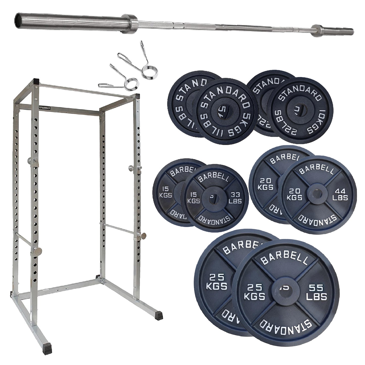 G100 Heavy-Duty Power Rack – Reinforced Steel Strength Station with Pull-Up Bar – Spacious, Customisable Design for Compound Lifts