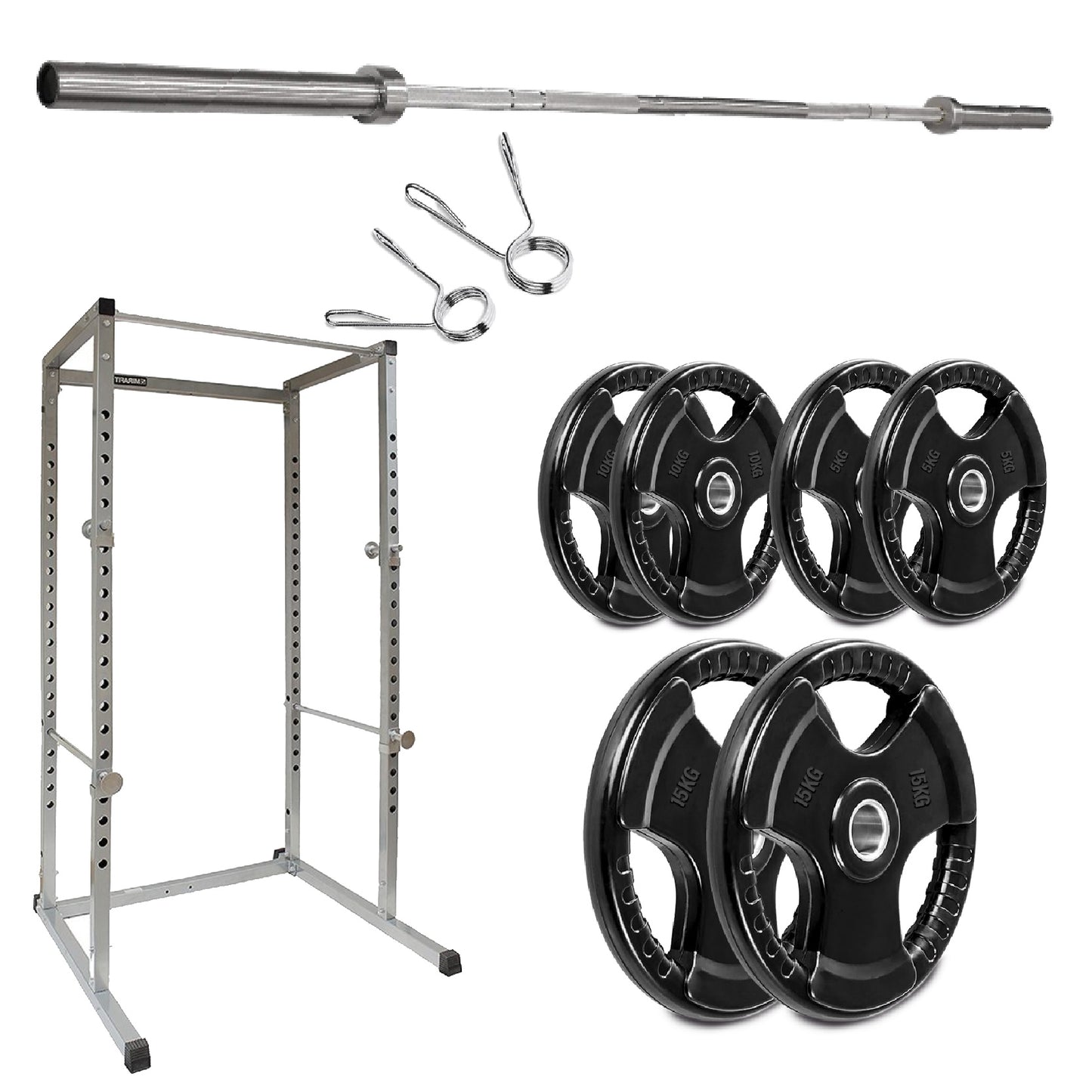G100 Heavy-Duty Power Rack – Reinforced Steel Strength Station with Pull-Up Bar – Spacious, Customisable Design for Compound Lifts