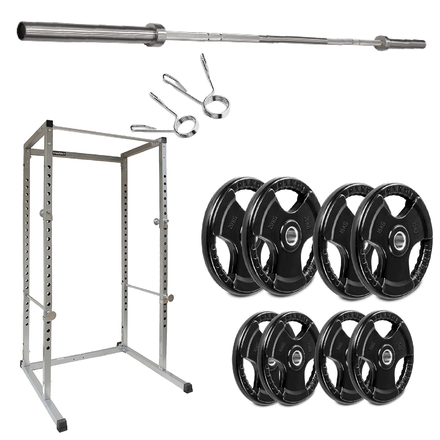 G100 Heavy-Duty Power Rack – Reinforced Steel Strength Station with Pull-Up Bar – Spacious, Customisable Design for Compound Lifts
